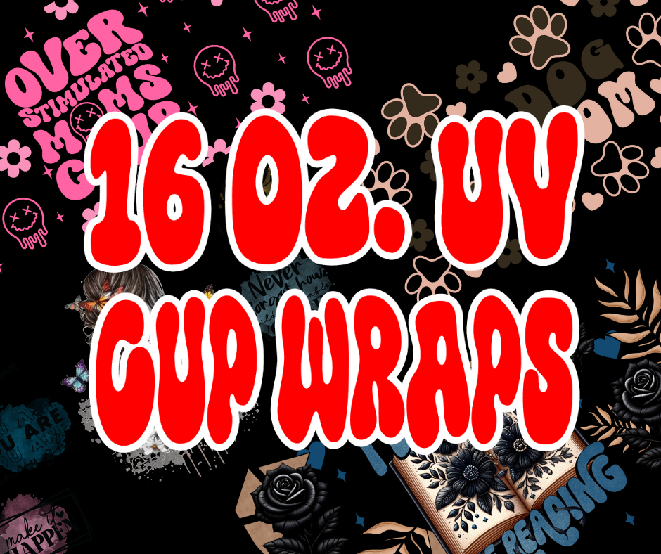 16 oz UV Cup Wraps