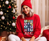 Elf Tours White Christmas DTF Print