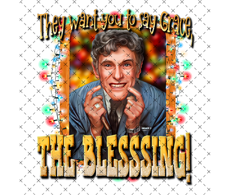 The Blessing Christmas DTF Print