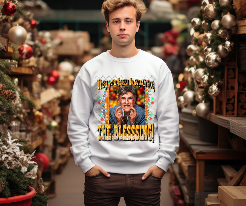 The Blessing Christmas DTF Print