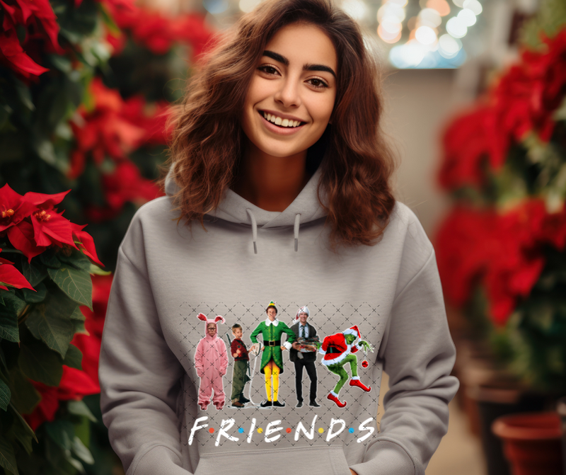 Christmas Friends 5 DTF Print