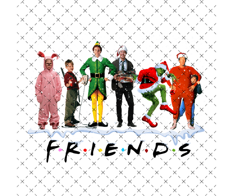 Christmas Friends 2 DTF Print