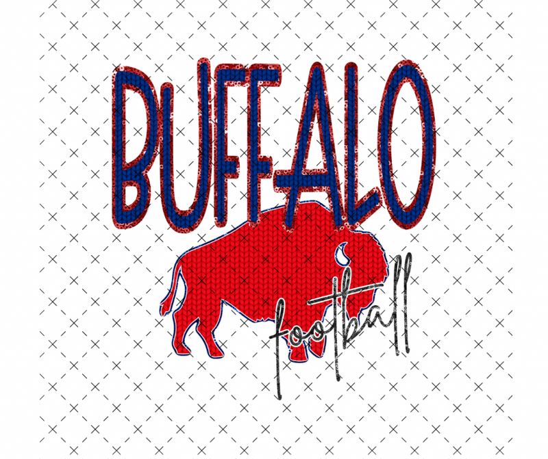Buffalo Football DTF Print
