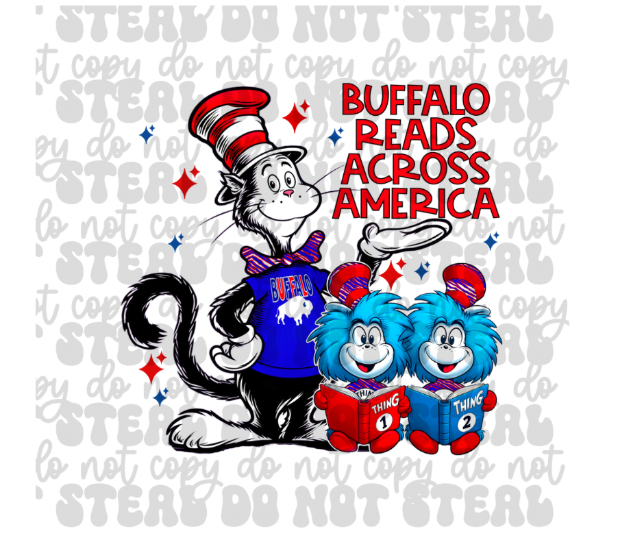 Buffalo Read Across America 2 DTF Print