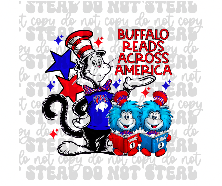 Buffalo Read Across America 1 DTF Print