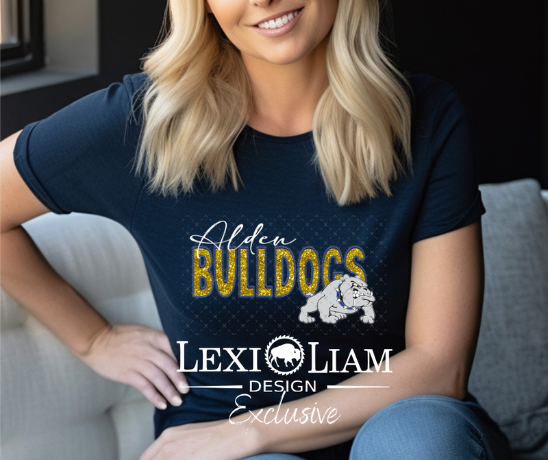 Alden Bulldogs T-shirt (Glitter)