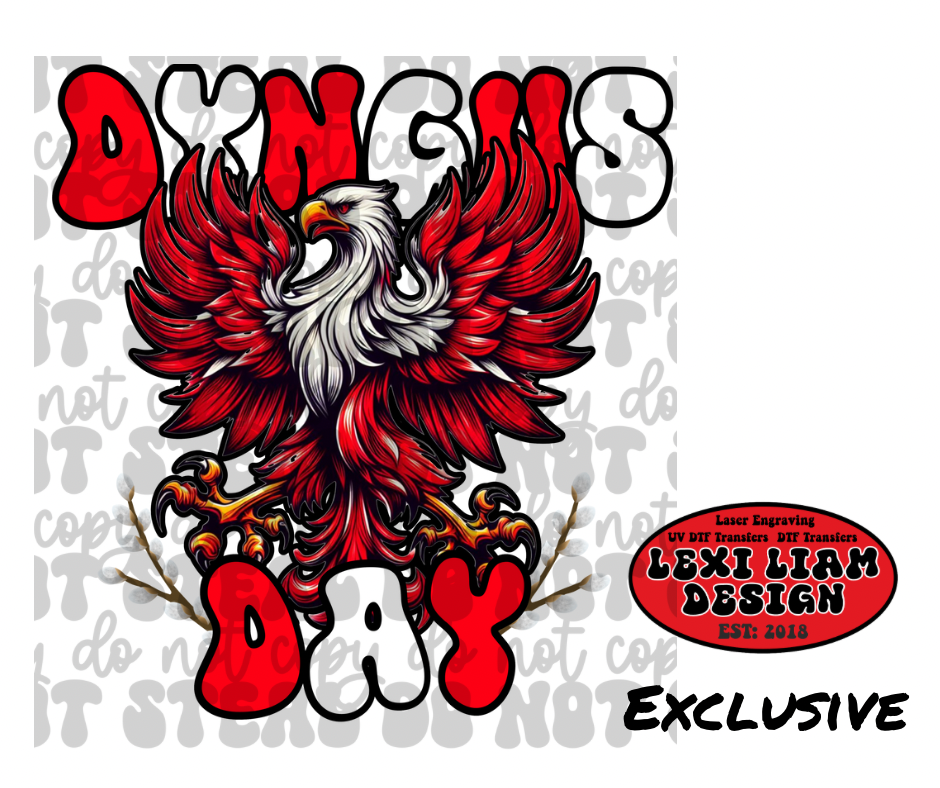 Dyngus Day Polish Falcon Exclusive DTF Print