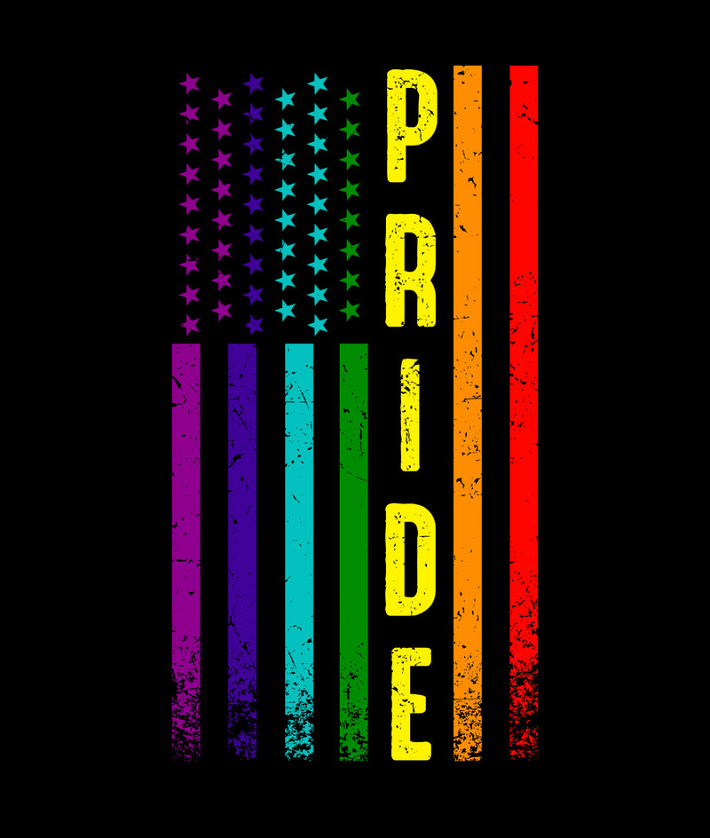 Pride flag DTF Print