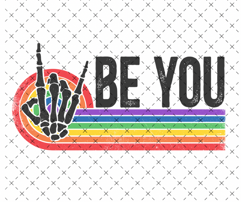 Be You Pride DTF Print