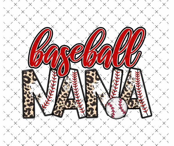 Baseball Nana DTF Print