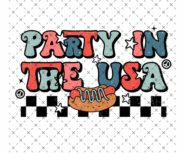 Party in the USA DTF Print