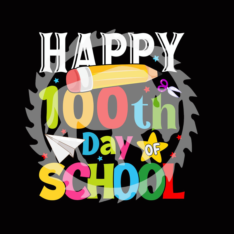 Happy 100th Day of School DTF Print