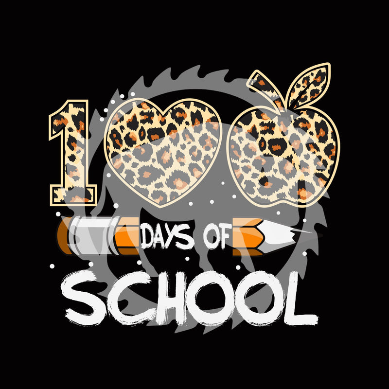 Cheetah Print 100th Day of School DTF Print