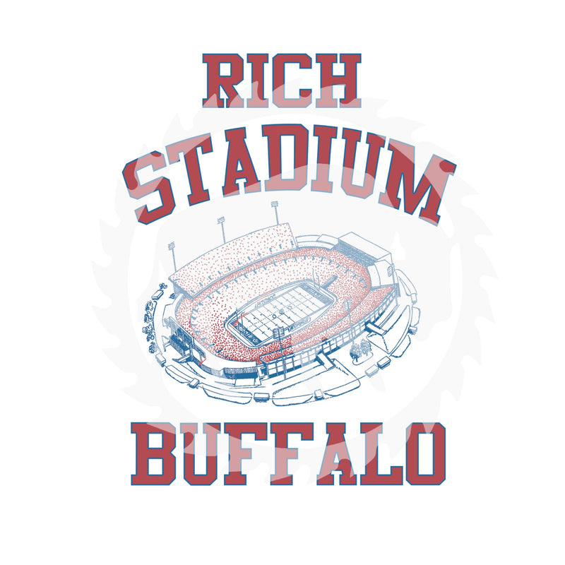 Rich Stadium Buffalo DTF Transfer