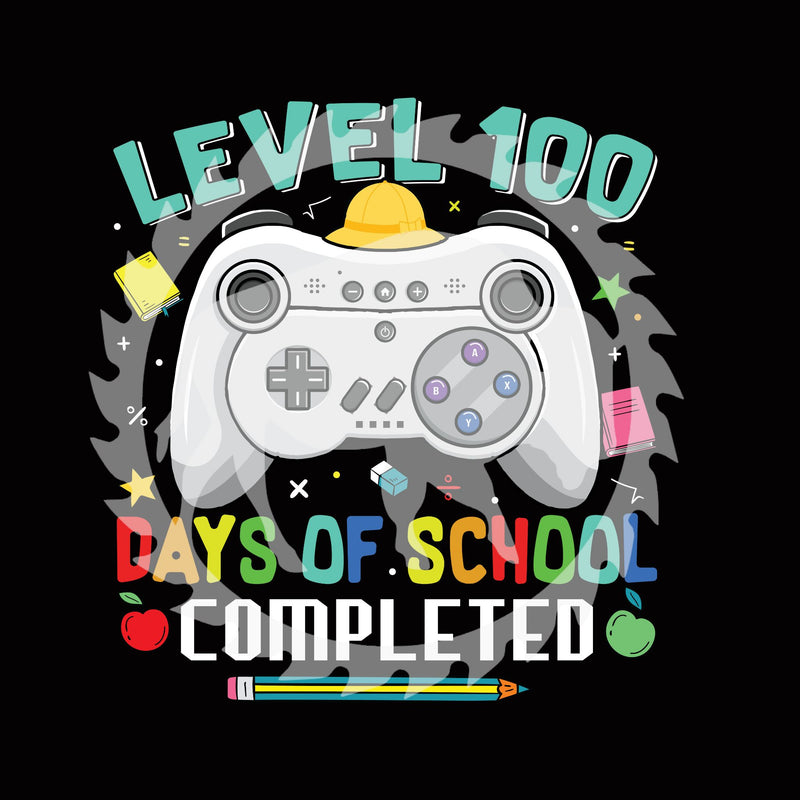 Level 100 Days of School DTF Print