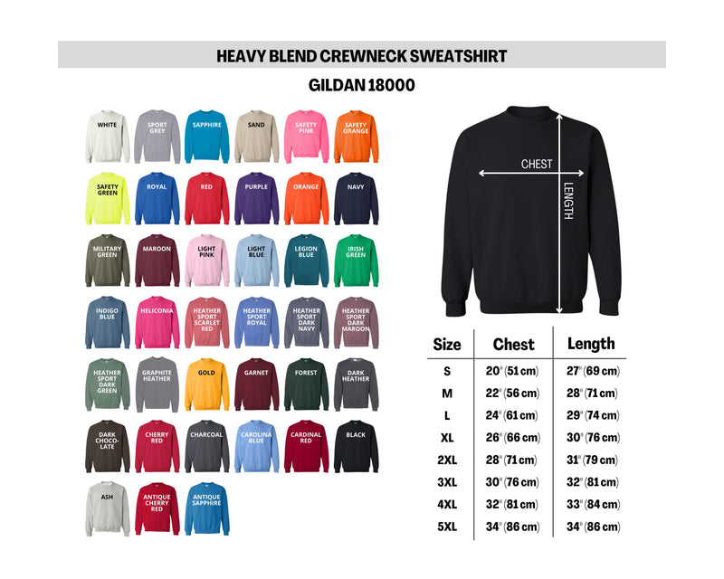 Custom Long Sleeve Sweatshirt (DTF PRINTS)