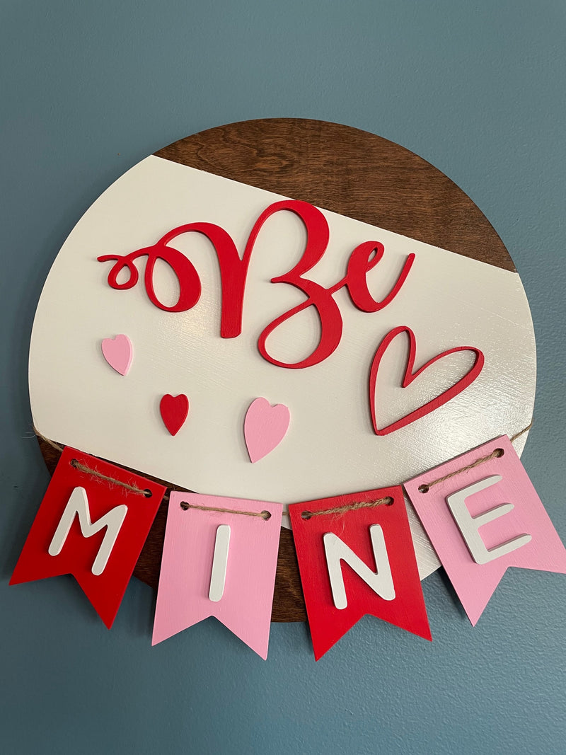 Be Mine Valentines Day Door Hanger