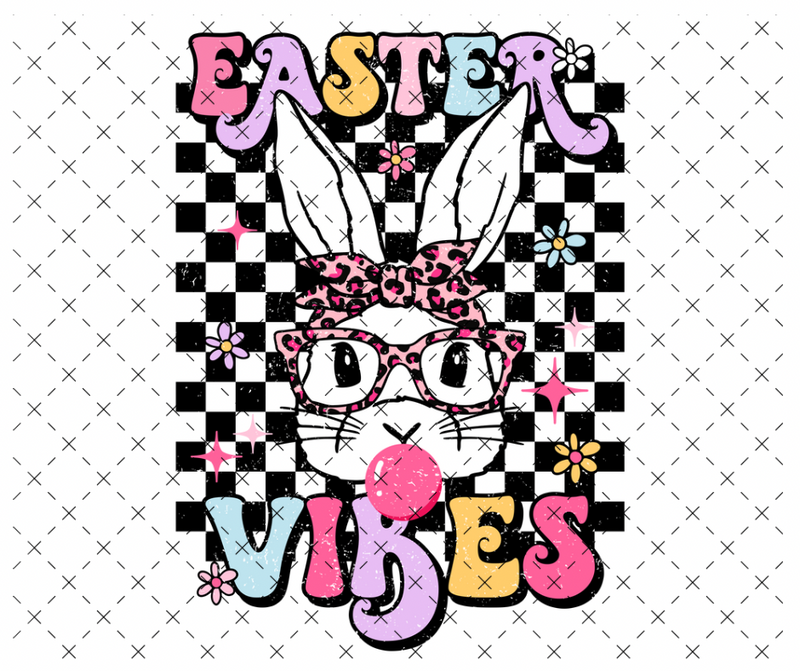 Easter Vibes Retro DTF Print