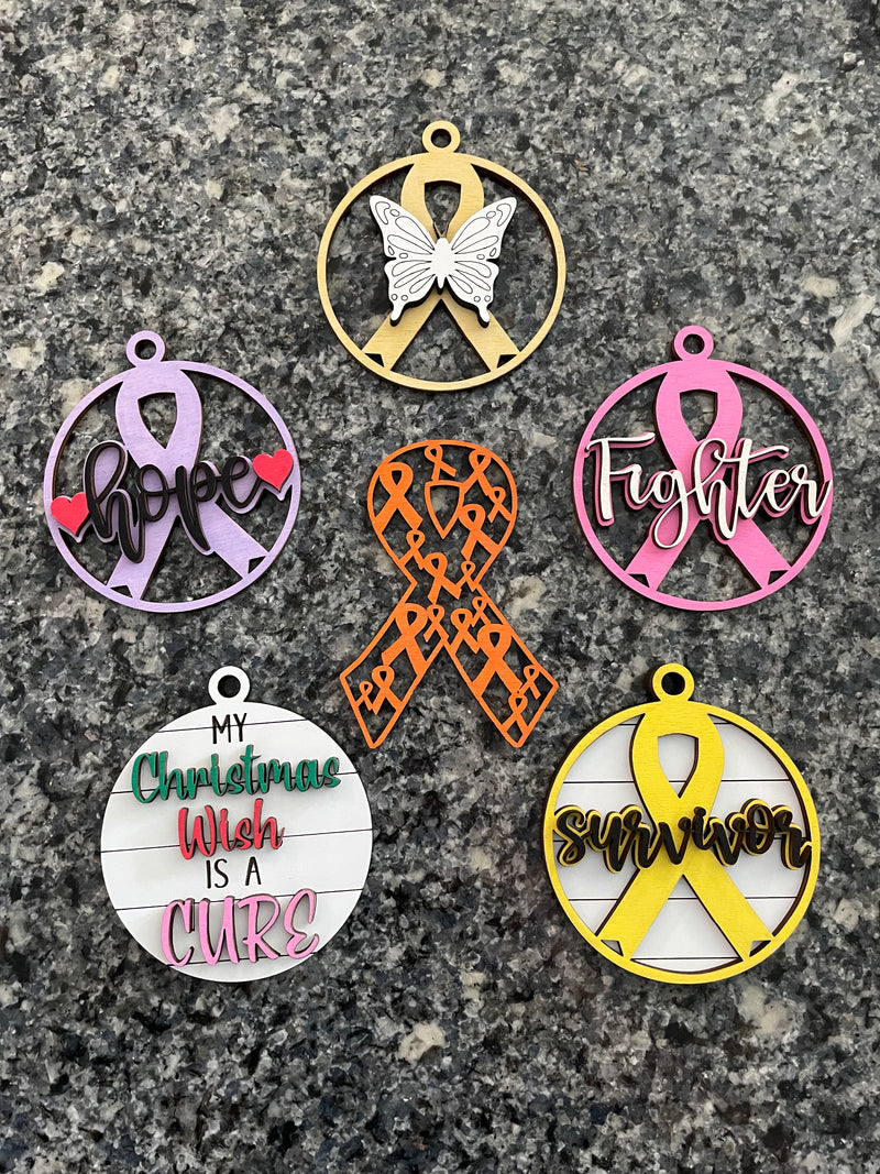 Cancer Hope Ornament