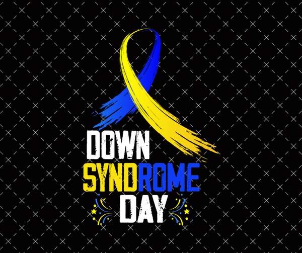 Down Syndrome Day Ribbon 2 DTF Print