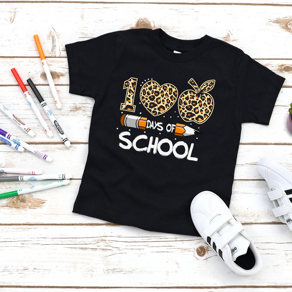 100 Days of School Apple T-shirt