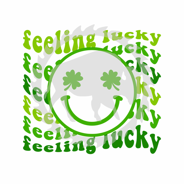 Feeling Lucky St. Patrick’s Day DTF Print