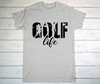 Golf Life Black DTF Print