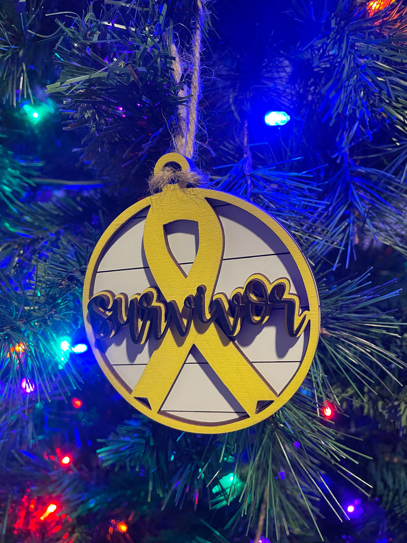 Cancer Survivor Ornament