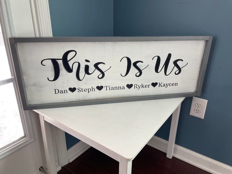 This is us family sign