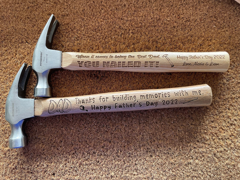 Personalized Engraved Hammer- Fathers Day Gift- House Warming Gift