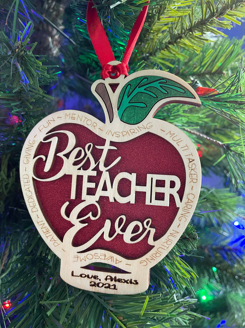 Best Teacher Ornament