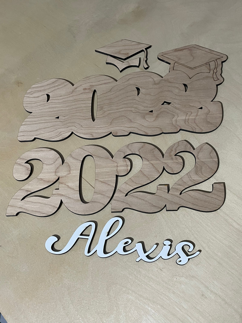 Class of 2022 Graduation Sign -Personalized / Class of 2022 Photo Prop / Graduation guest book