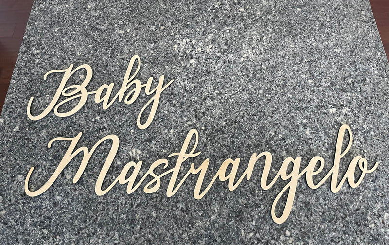 Baby Name Cutout-Nursery Wall Name.