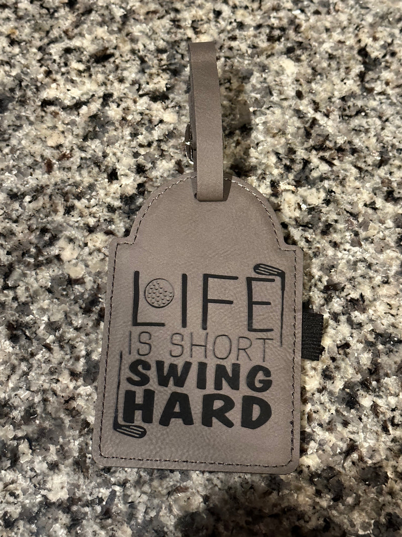 Personalized Golf Bag Tag holder
