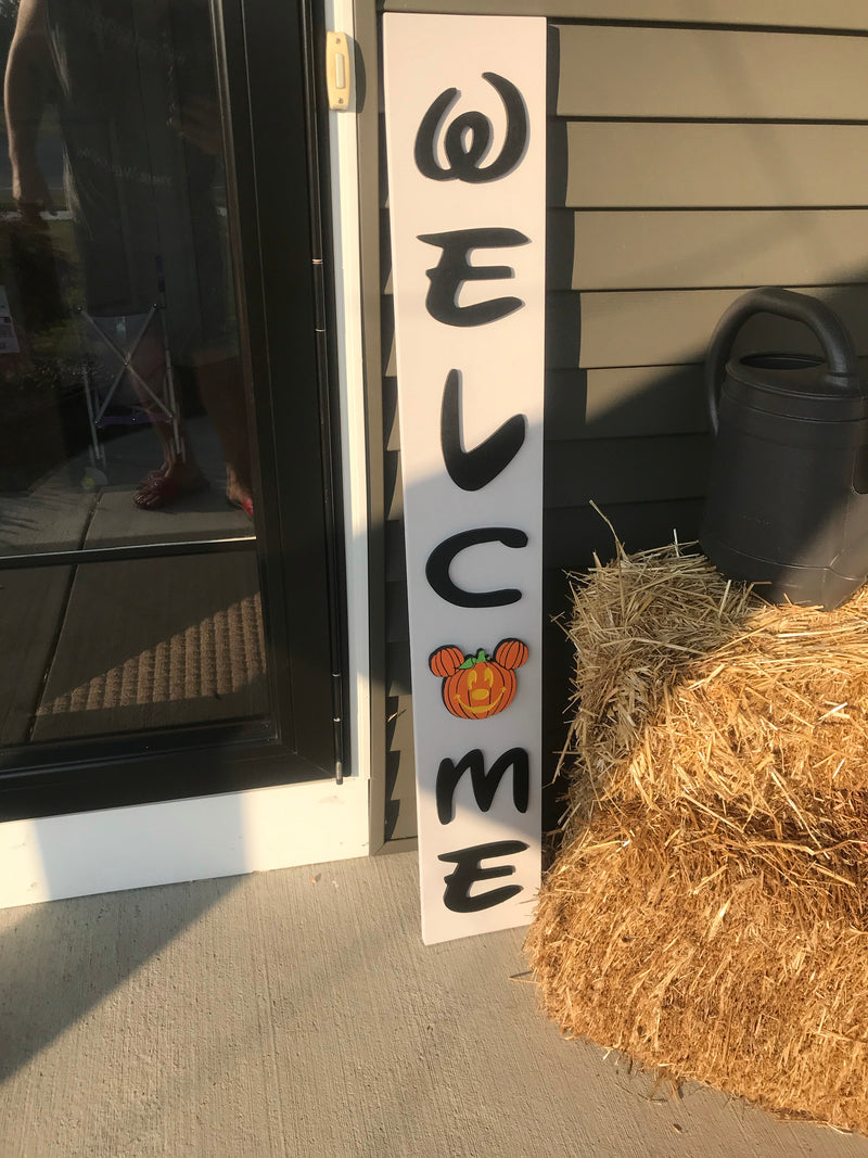 Welcome porch sign
