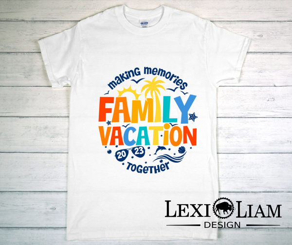 Family Vacation Making Memories T-shirt