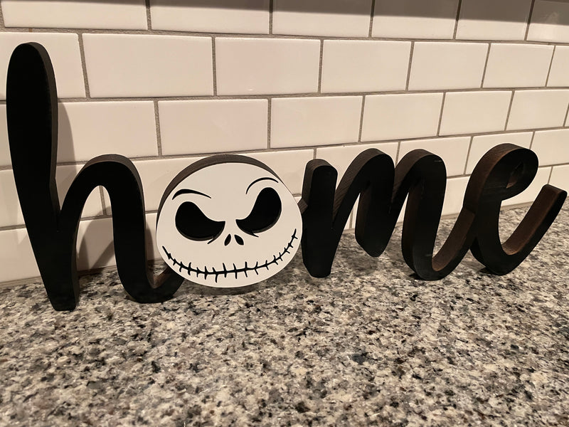 Halloween Home table sign