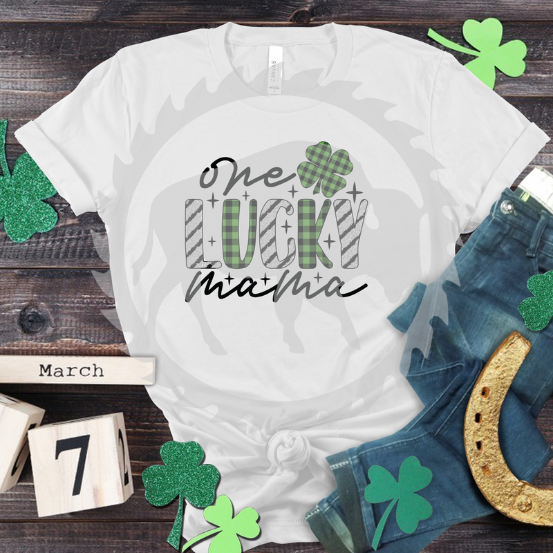 One Lucky Mama St. Patrick’s Day DTF Print