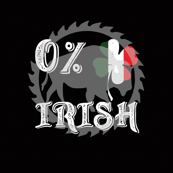 0% Irish St. Patrick’s Day DTF Print