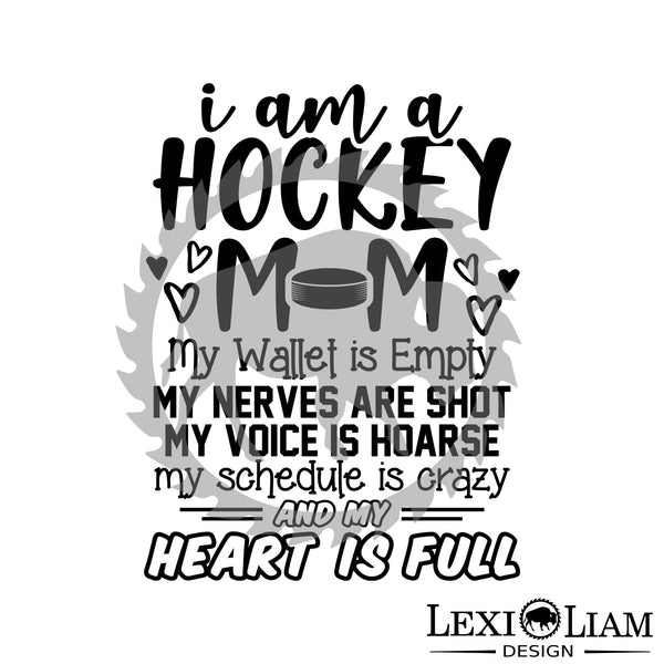 I am a hockey mom DTF Print