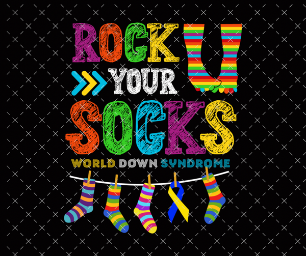 Rock Your Socks World Down Syndrome Day DTF Print