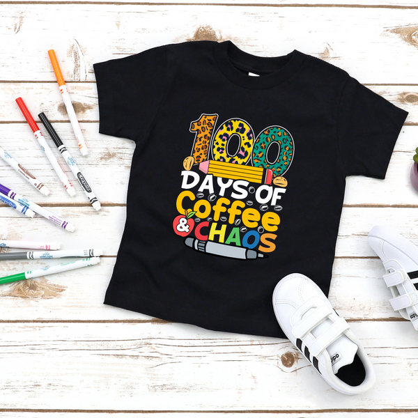 100 Days of Coffee & Chaos T-shirt